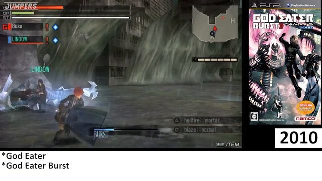 God Eater Games for PSP смотреть онлайн