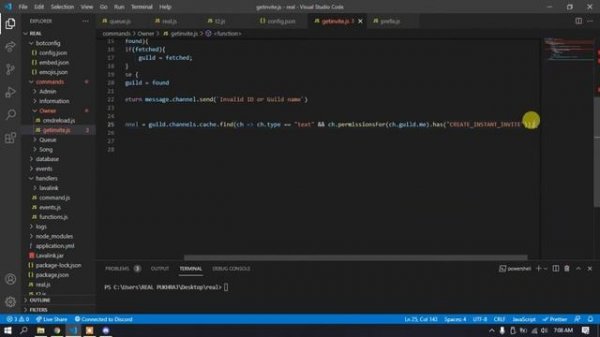 How to create server link by Guild id or Name Discord.js