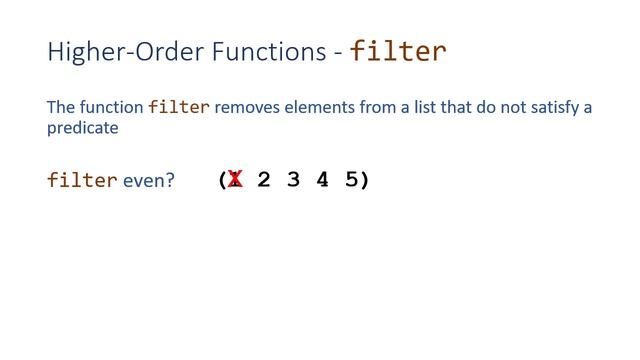 Higher-order Functions in Scheme - map, apply, & filter смотреть онлайн