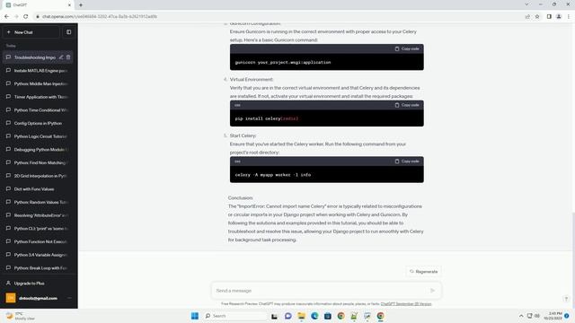 Python ImportError Cannot import name Celery with Django Gunicorn and Celery смотреть онлайн