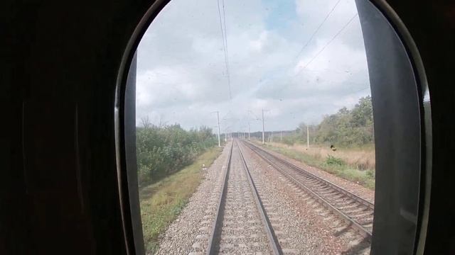 Видео из последнего вагона поезда №033М Москва - Владикавказ поездка из Москвы в Нальчик смотреть онлайн