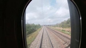 Видео из последнего вагона поезда №033М Москва - Владикавказ поездка из Москвы в Нальчик