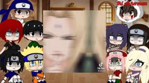 Реакция друзей Наруто+ Наруто на Тик ток? (стекло) "Гача Клуб"