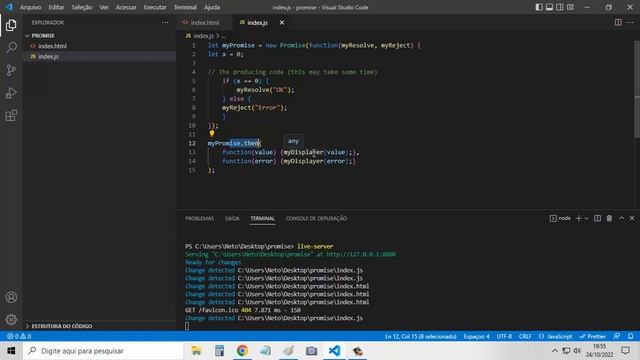 Como usar promise em javascript? Aprenda programação assíncrona de forma prática com exemplos #js смотреть онлайн