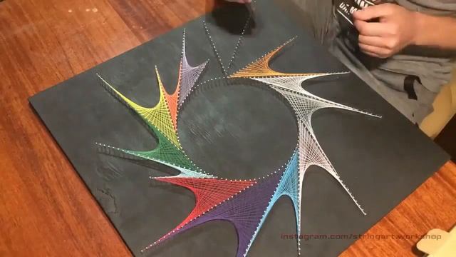 #9 STRING ART Paradise flower смотреть онлайн