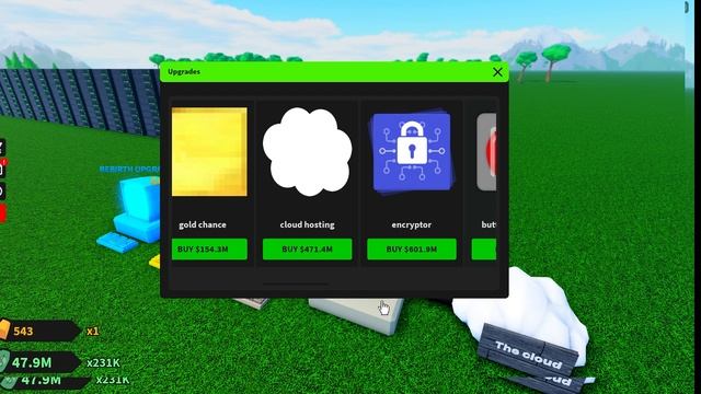 ROBLOX:SERVER SIMULATOR I UPGRATE MY SERVER TO GOLD SERVER смотреть онлайн