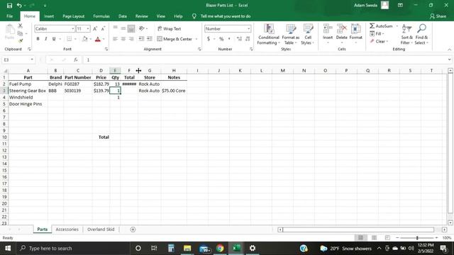 How to Make a Simple Parts List or Planner/Tracker Using Excel смотреть онлайн