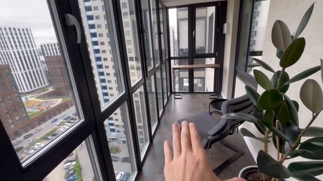 Большая теплая лоджия с панорамным остеклением. Будет ли комфортно зимой? смотреть онлайн