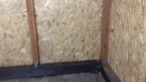 Гараж под ключ из бруса и OSB