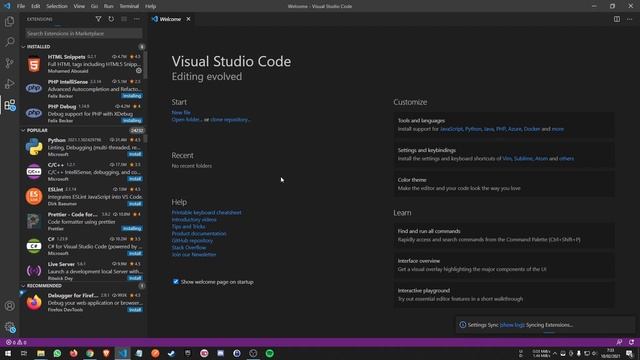 Cara Sinkron Extension dan Pengaturan di Visual Studio Code смотреть онлайн