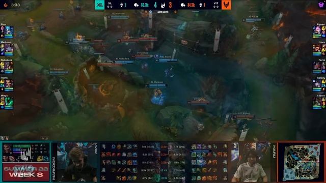 XL vs VIT - Tie Breaker Highlights | Week 8 Day 3 S12 LEC Summer 2022 | Excel vs Vitality W8D3 смотреть онлайн