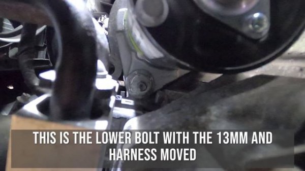 VW Tiguan starter motor replacement