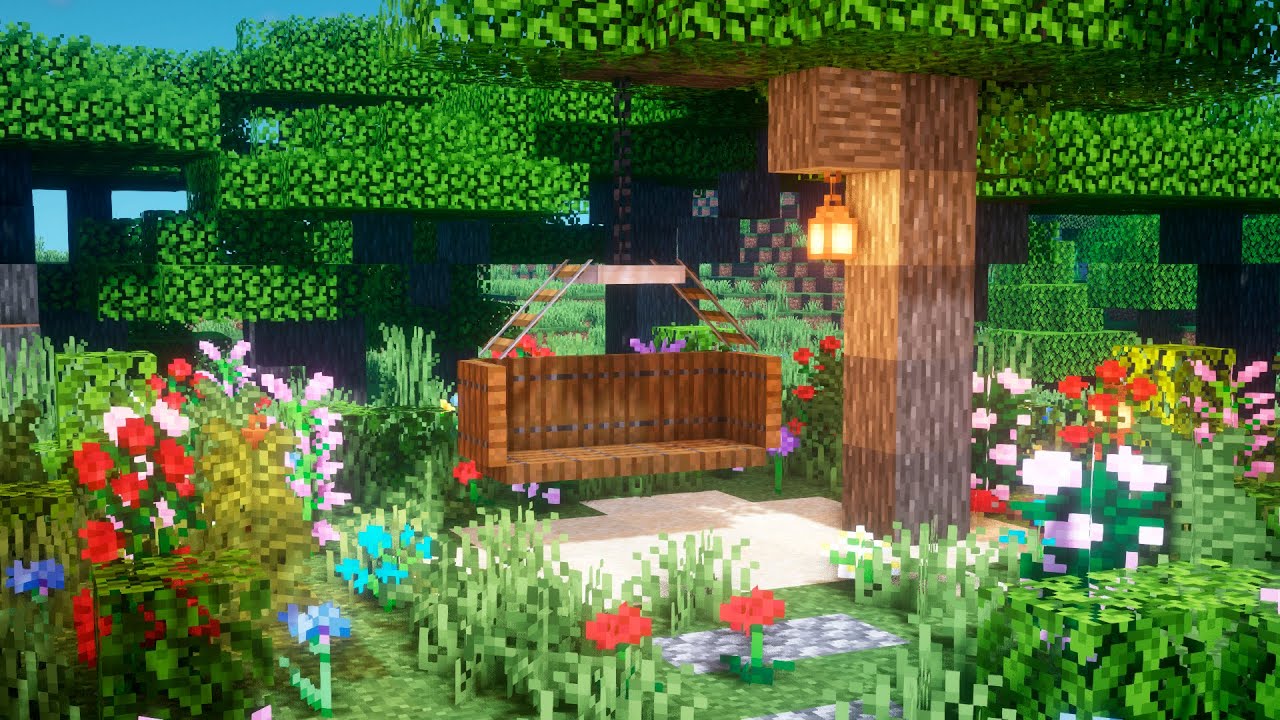 КАК СДЕЛАТЬ КАЧЕЛИ В МАЙНКРАФТ! смотреть онлайн