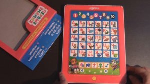 Говорящий Планшетик "Первые знания" Мишуткин планшетик. Азбукварик. Видео-Обзор.