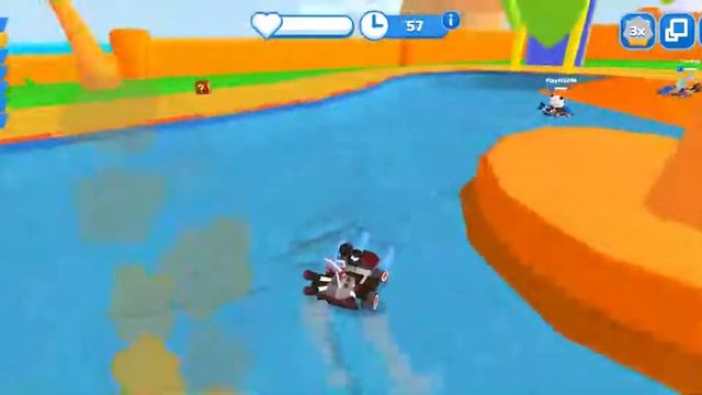Slick 'n Slide Smashkarts Gameplay + Level 32 + FLAMES!!! смотреть онлайн