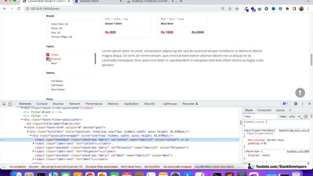 Laravel 9: Multi Vendor E-commerce Site #75 | Product Filter (IX) | Operate Filters at Listing Page смотреть онлайн