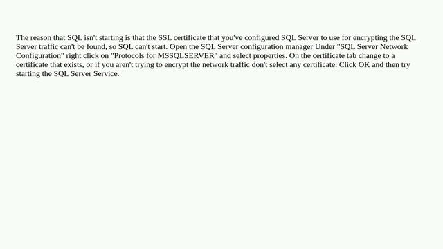 Wait on the Database Engine recovery handle failed. Check the SQL Server error log for potential .. смотреть онлайн