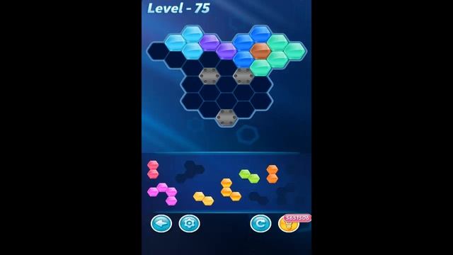Block! Hexa Puzzle - Premium Hero Level 75 Gameplay смотреть онлайн
