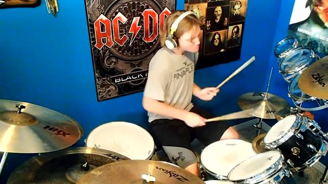Believer (Imagine Dragons Drum Cover) - Kaleb Chassie смотреть онлайн