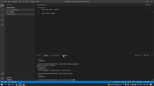 Part 2 | Creating Branches, Merging, Deleting, Cloning | Git and GitHub Tutorial Series in Malayala смотреть онлайн