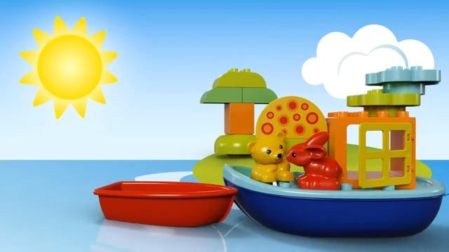 10567 Лего Дупло Лодочка для малышей смотреть онлайн