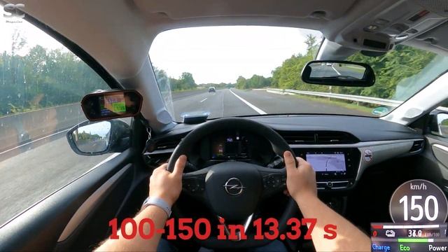 Opel Corsa-e [ELECTRIC!] (2021) - Autobahn Top Speed Drive POV смотреть онлайн