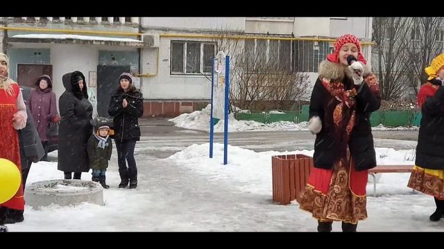 Масленица во дворе от администрации Советского района Самары смотреть онлайн