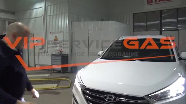 ГБО на Hyundai Tucson. Установка ГБО. Газ на Хюндай Туксон (ГБО ХАрьков) смотреть онлайн