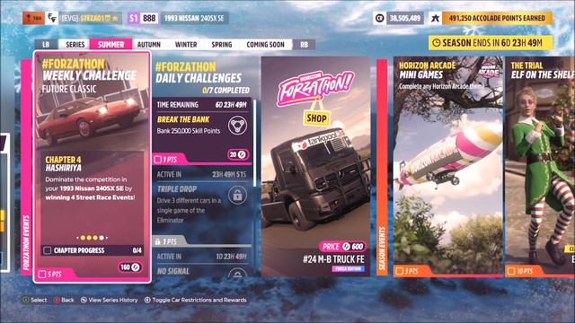 Forza Horizon 5 - Forzathon Guide - Future Classic - Nissan 240SX смотреть онлайн