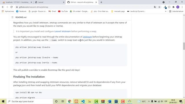 Como utilizar Bootstrap con Laravel Jetstream смотреть онлайн