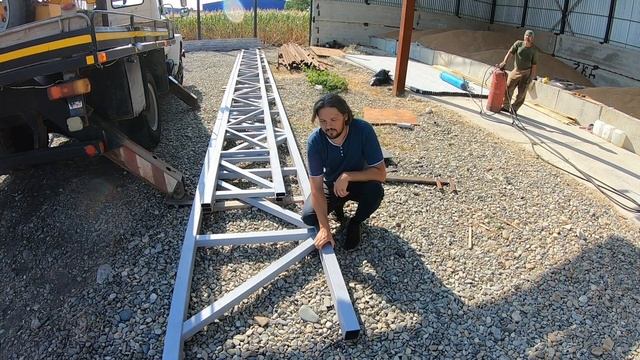 ферма 13 м. из трубы 40х40 смотреть онлайн