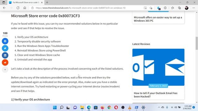 Fix Microsoft Store error code 0x80073CF3 on Windows 11/10 смотреть онлайн