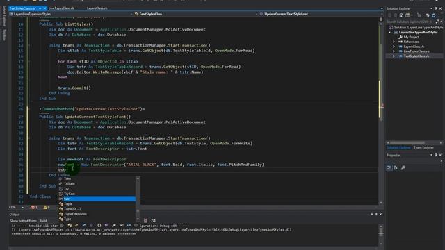 S6-18 Updating Current TextStyle Font using VB.NET смотреть онлайн