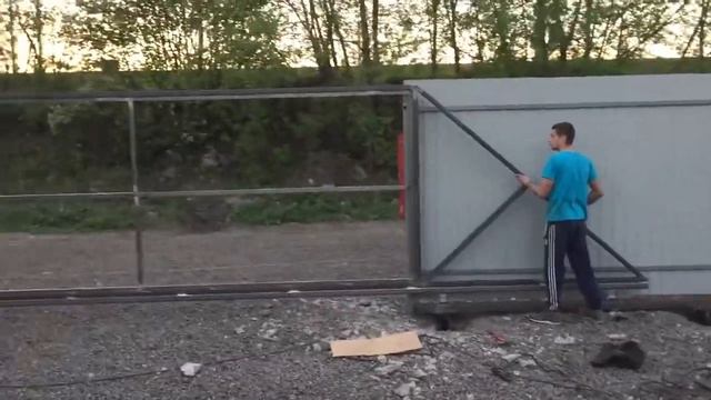 Откатные ворота, своё производство, установка, гарантия. 89114428349