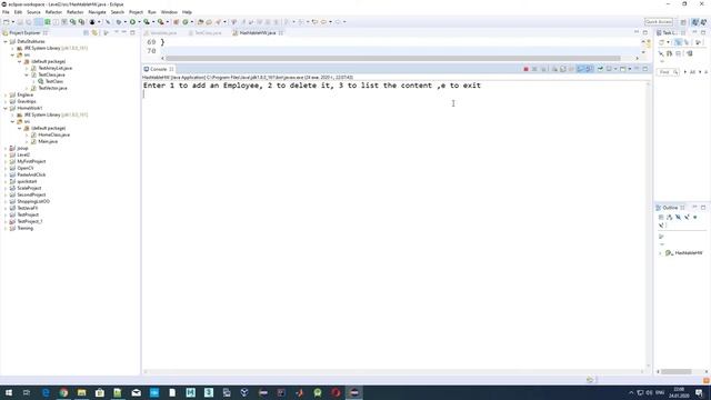 Java и структуры данных - Домашняя работа по хеш-таблице в Java8 с проверкой и комментариями!