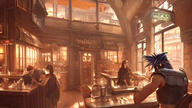 Final Fantasy VII Coffee Shop Vibes | Lofi Game Cafe смотреть онлайн