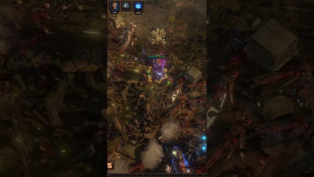Типичный геймплей Path Of Exile на Flicker Strike #poe #pathofexile #пое смотреть онлайн