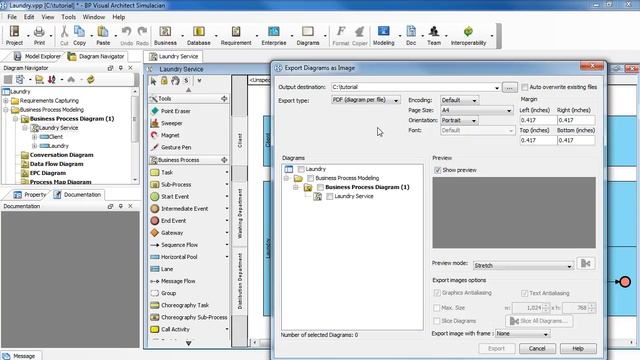 How to Export a Diagram to a PDF file смотреть онлайн