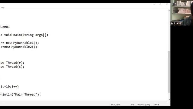 RUNNABLE INTERFACE IN JAVA WITH EXAMPLE 8 10 2020 смотреть онлайн