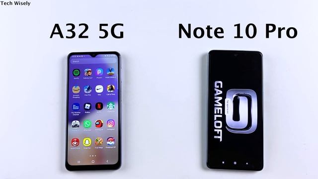 SAMSUNG A32 5G vs Redmi Note 10 Pro Speed Test & Ram Management смотреть онлайн
