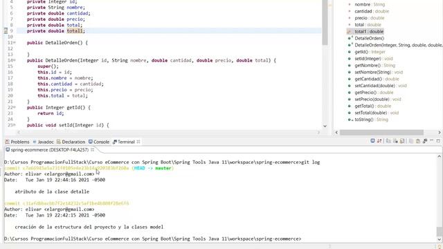 Proyecto eCommerce con Spring Boot: Cómo versionar el proyecto usando Git y GitHub 03 смотреть онлайн