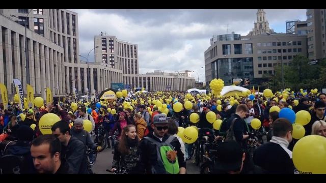 Велопокатушки 2017#2 Московский вело парад 28.05.2017 смотреть онлайн