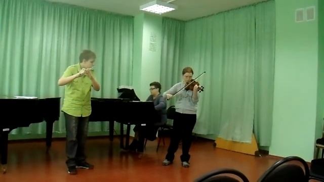 дуэт Паутов И.(флейта) и Мугатина А.(скрипка) смотреть онлайн