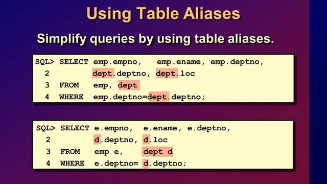 Displaying Data from Multiple Tables by SQL смотреть онлайн