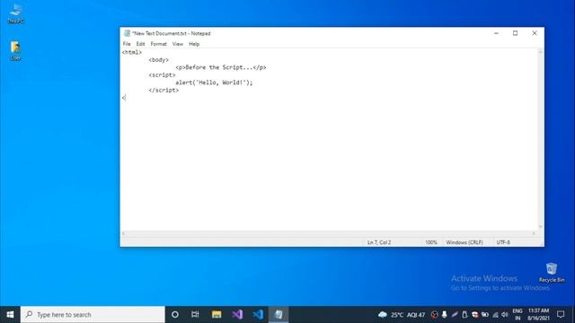 JavaScript tutorial for beginners |tutorial #01| Hello World! смотреть онлайн