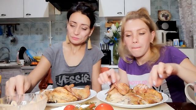 Мукбанг запечённая курица//БОЛТАЛКА //КУМА В ГОСТЯХ... смотреть онлайн
