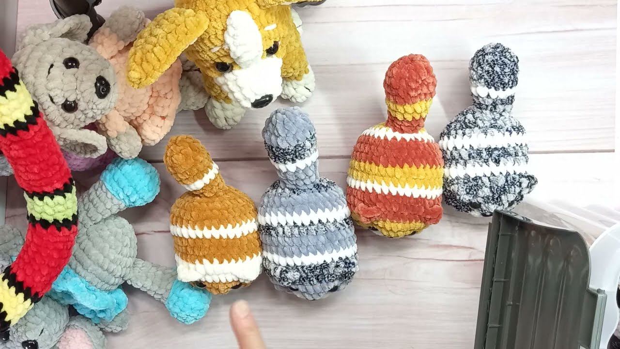 Марафон #101амигуруми_3 отчет 4. Итого 232 игрушки. смотреть онлайн