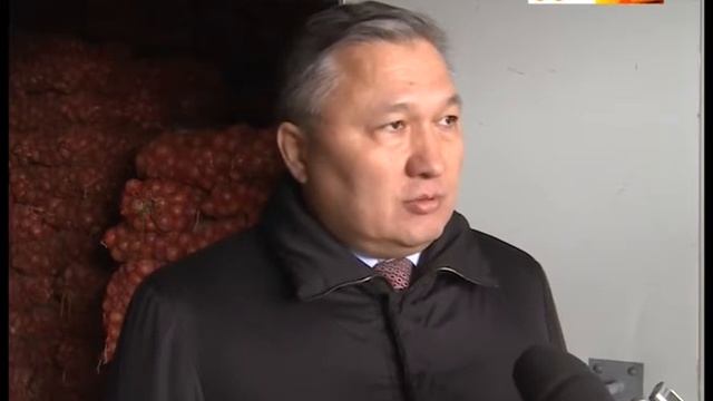 посетил овощехранилища в районе посёлка Новоузенка