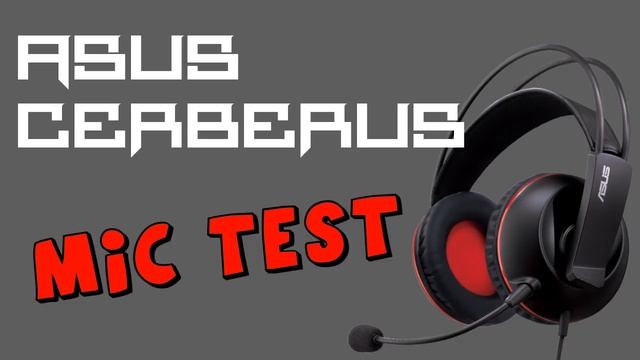 Asus Cerberus Gaming Headset Mic Test смотреть онлайн