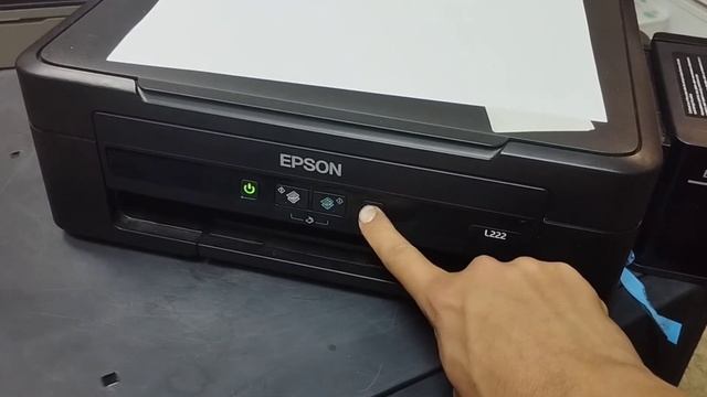 Epson l222 как прокачать чернила смотреть онлайн